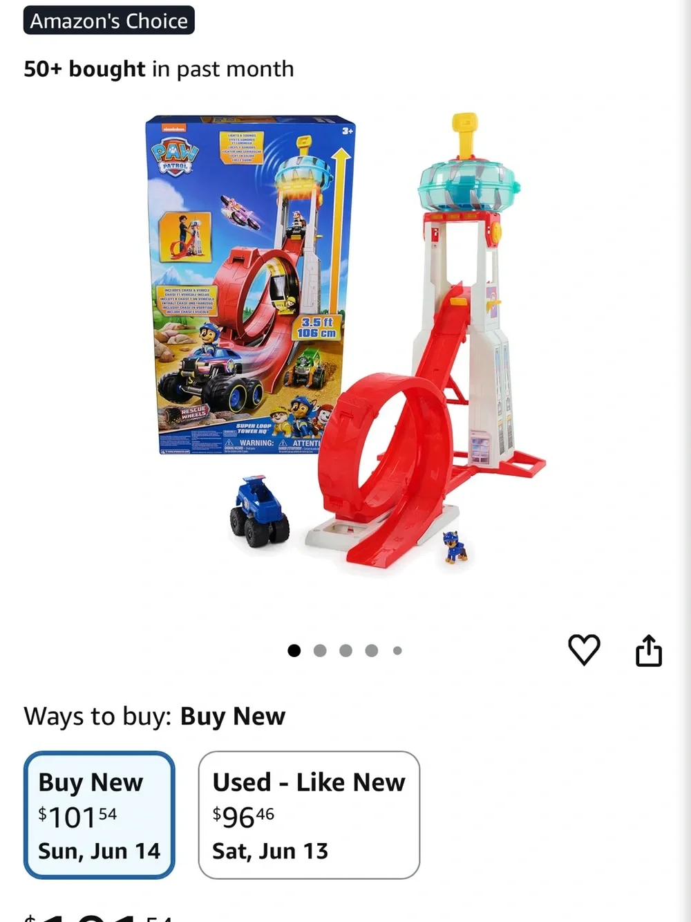 PAW patrol station with 2 trucks